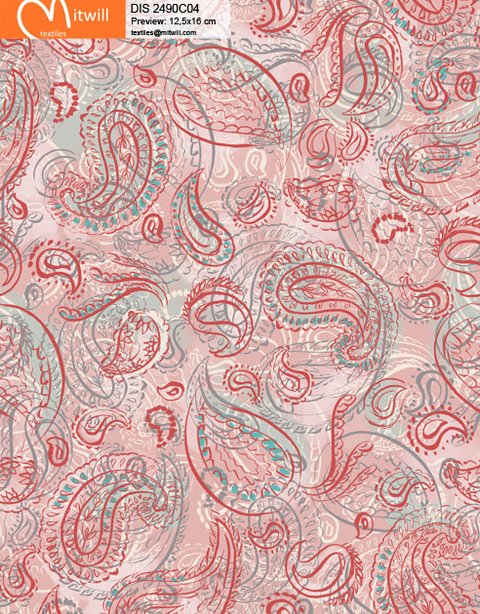 2490C04 Painted Paisley psych rock
