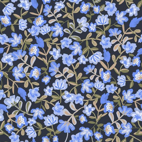 Winter molleton flowers 