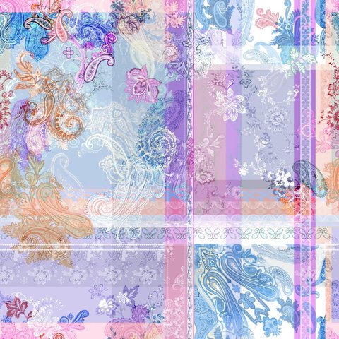 Aqua Patchwork